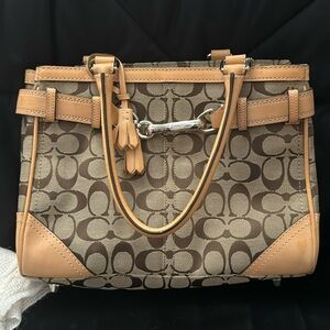 Coach signature purse